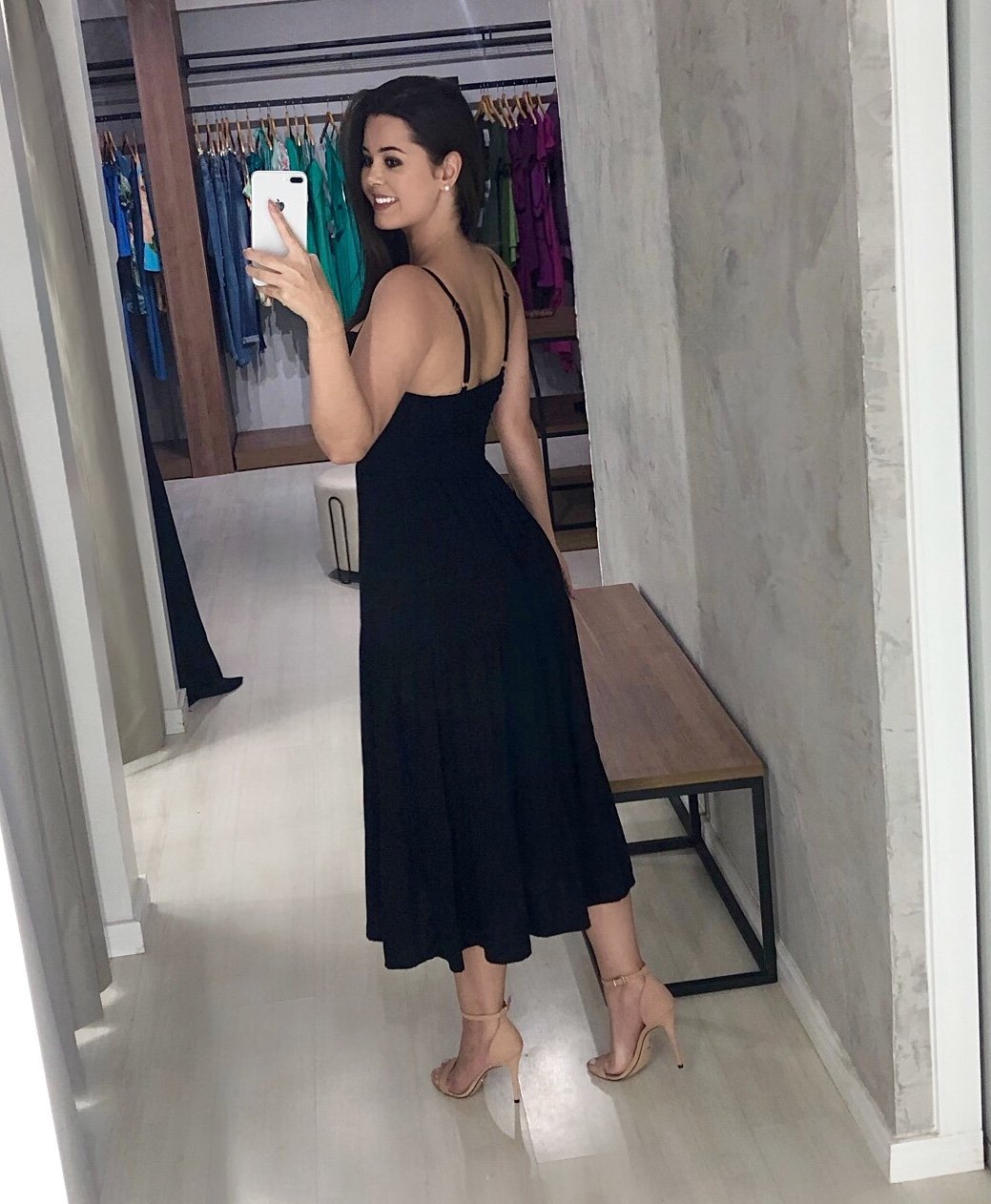 Vestido Jéssica Midi - Preto - Image 3