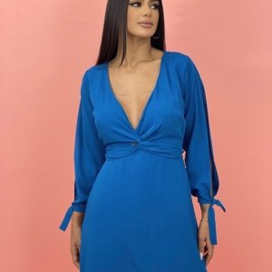 Vestido Marília - Azul Petróleo - Image 3