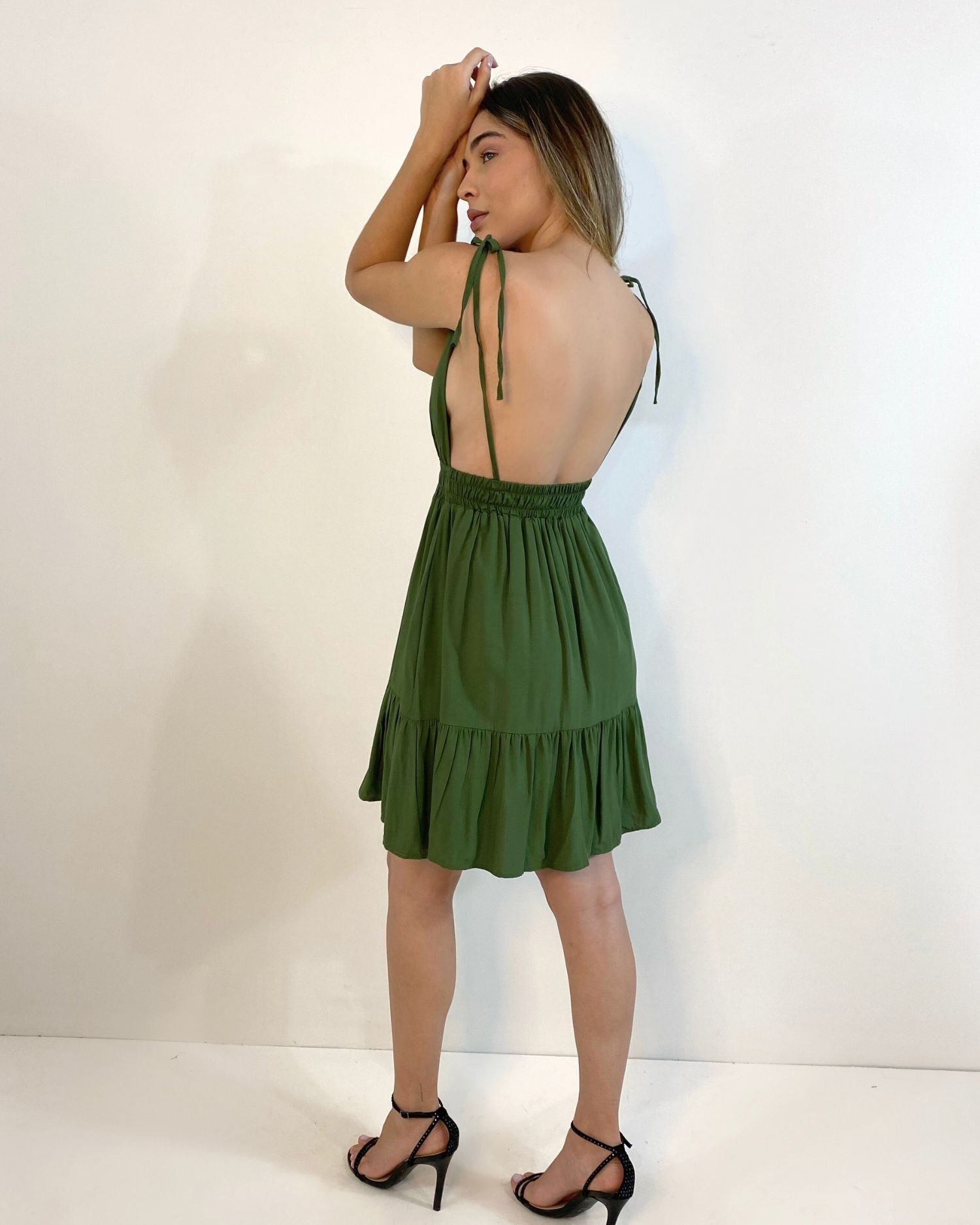 Vestido Valentina - Verde Militar - Image 2