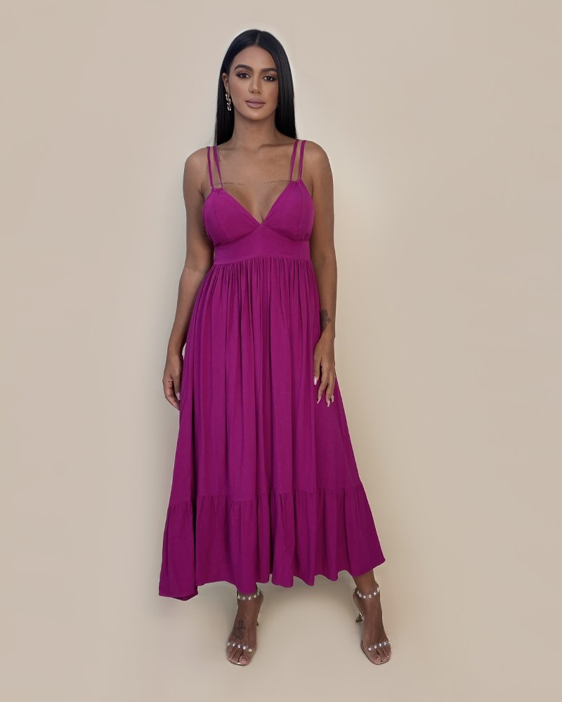 Vestido Maísa - Fúcsia - Image 3