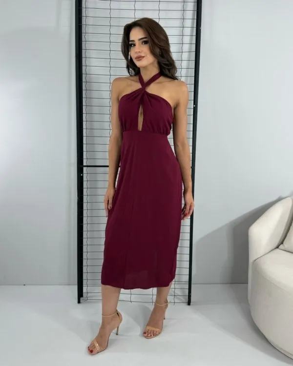 Vestido Sarah - Marsala