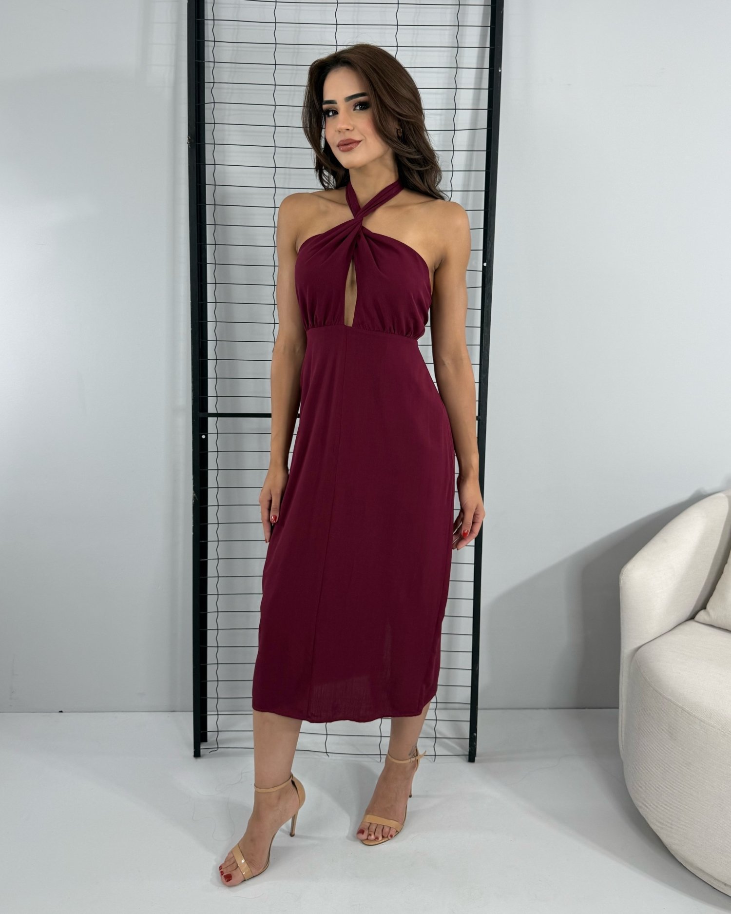 Vestido Sarah - Marsala - Image 2