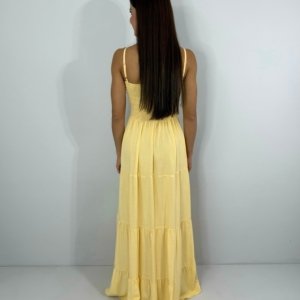 Vestido Camila - Amarelo Claro - Image 3
