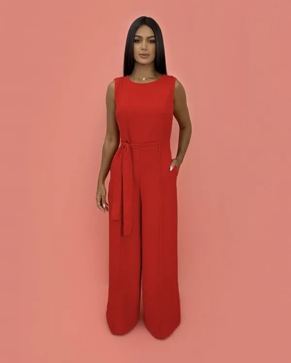 Macacão Celina - Vermelho