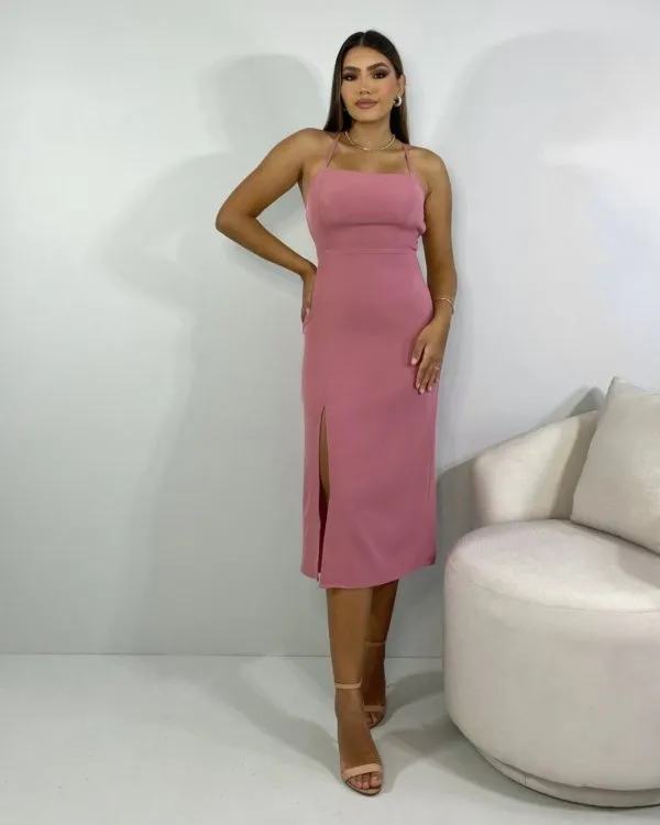 Vestido Edna - Rosê