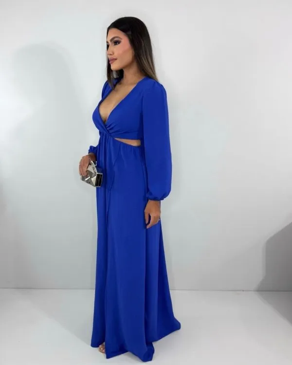 Vestido Magda - Azul Royal