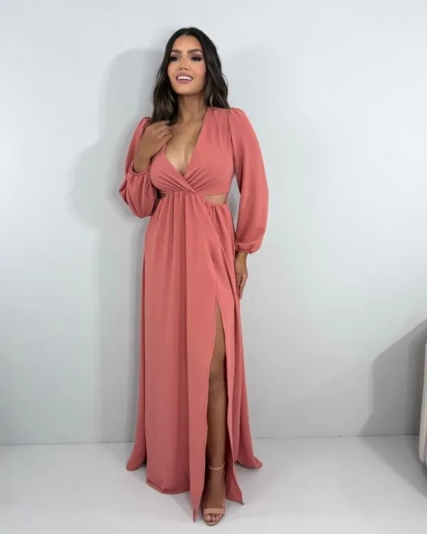 Vestido Magda - Rosê