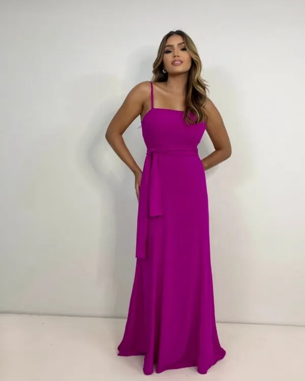 Vestido Lina - Fúcsia