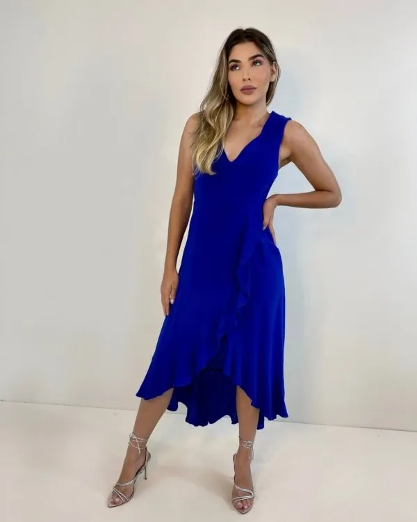 Vestido Alessandra - Azul Royal