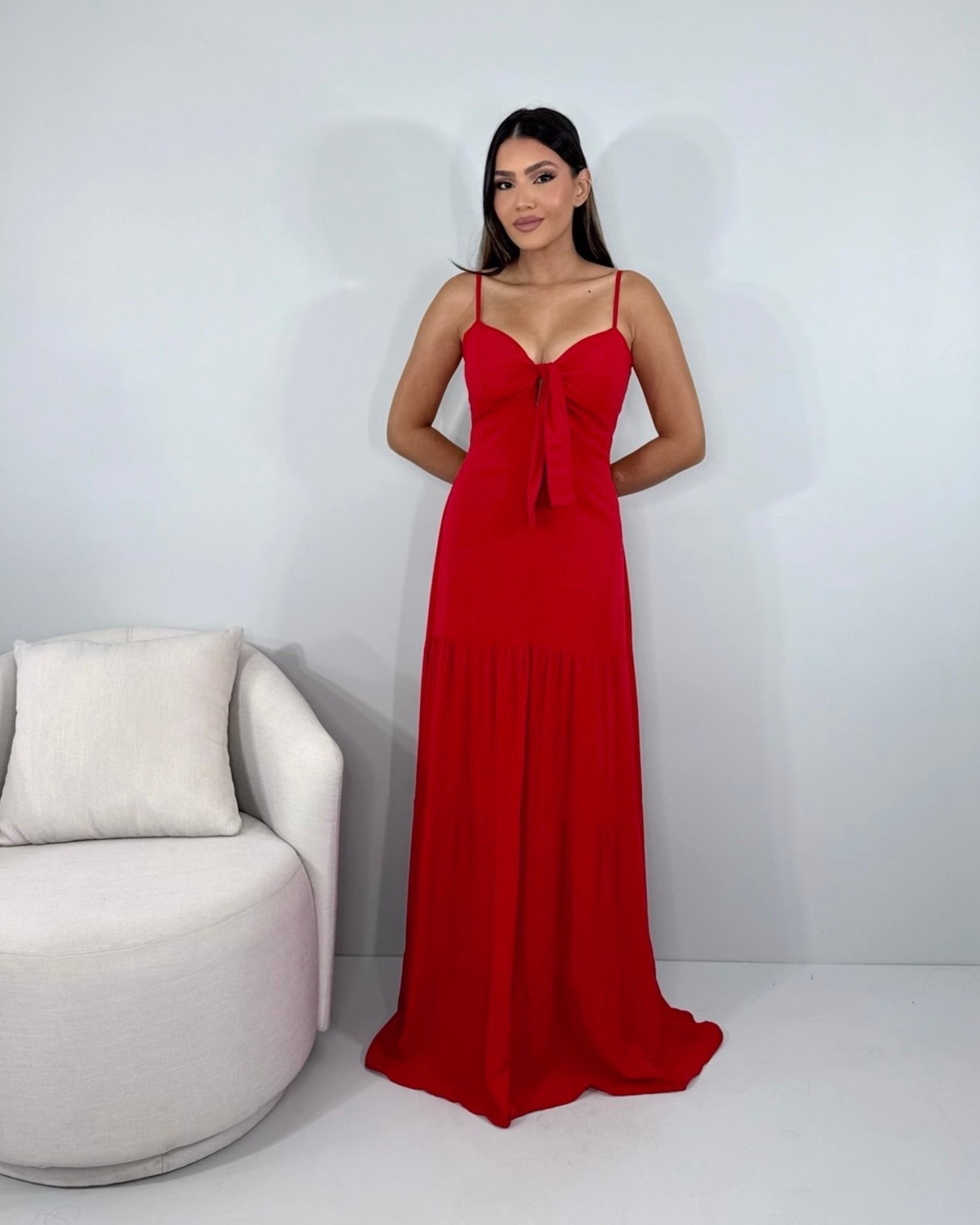 Vestido Camila - Vermelho - Image 4