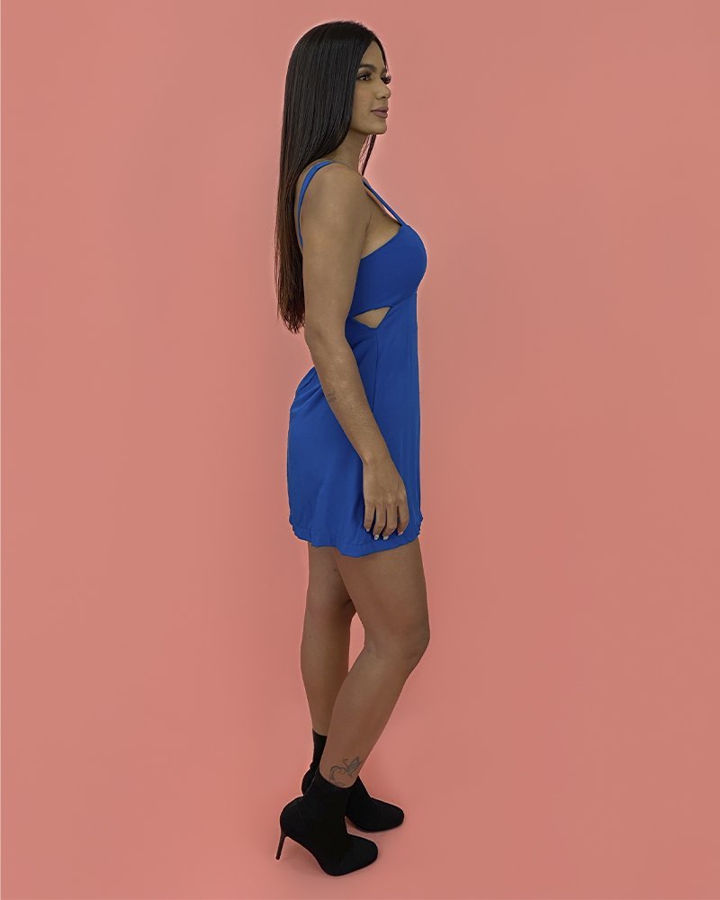 Vestido Lisa - Azul Petróleo - Image 4