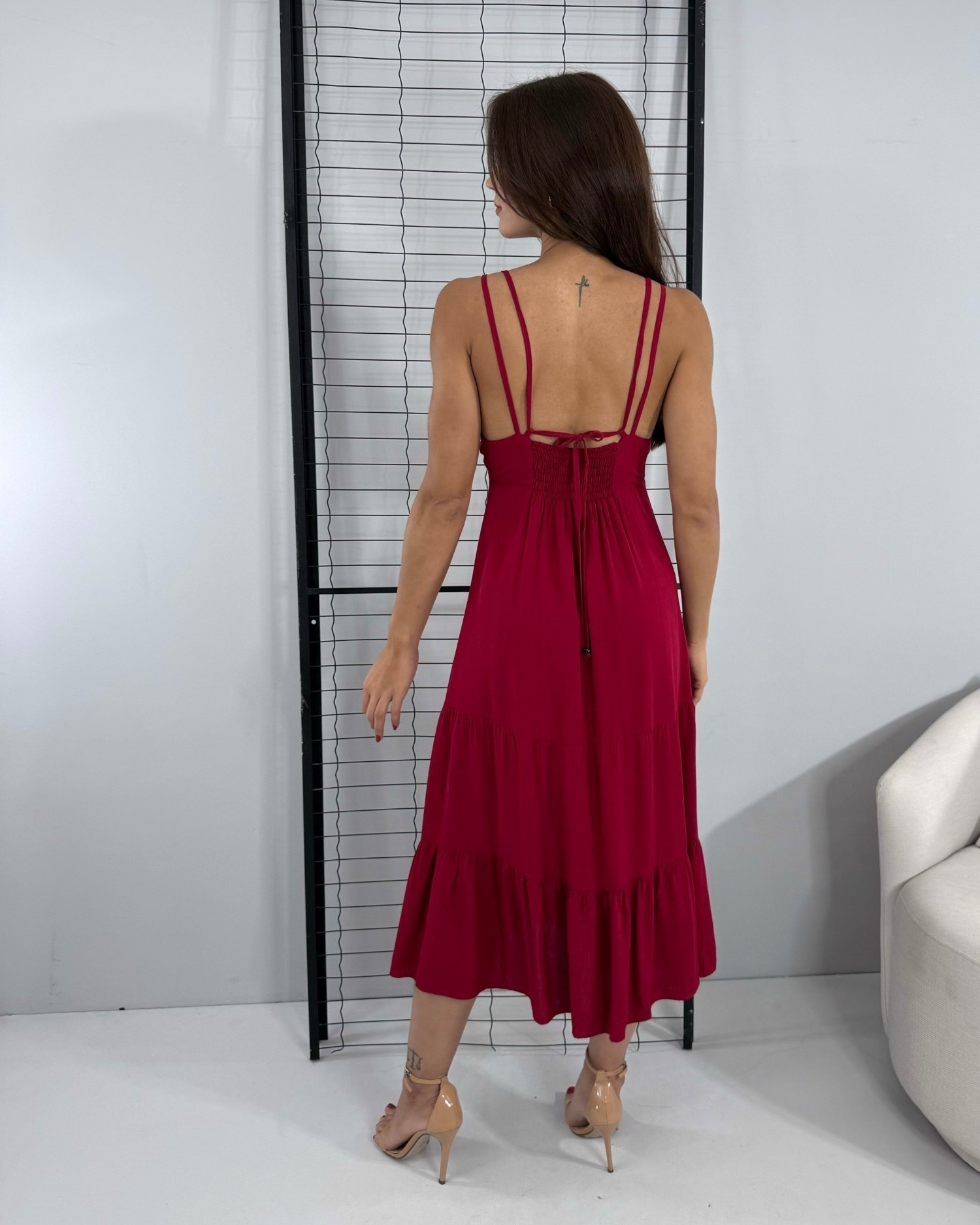 Vestido Madalena - Marsala - Image 3