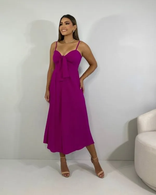 Vestido Karita - Fúcsia