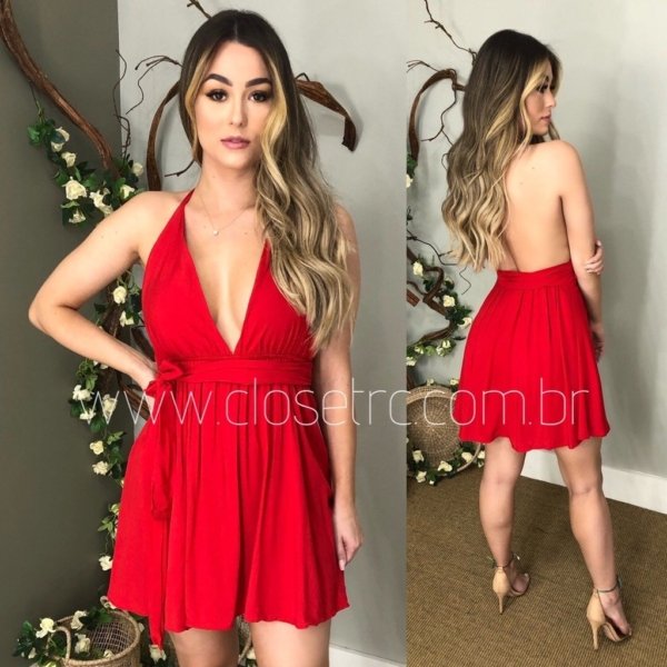 Vestido Bruna - Vermelho