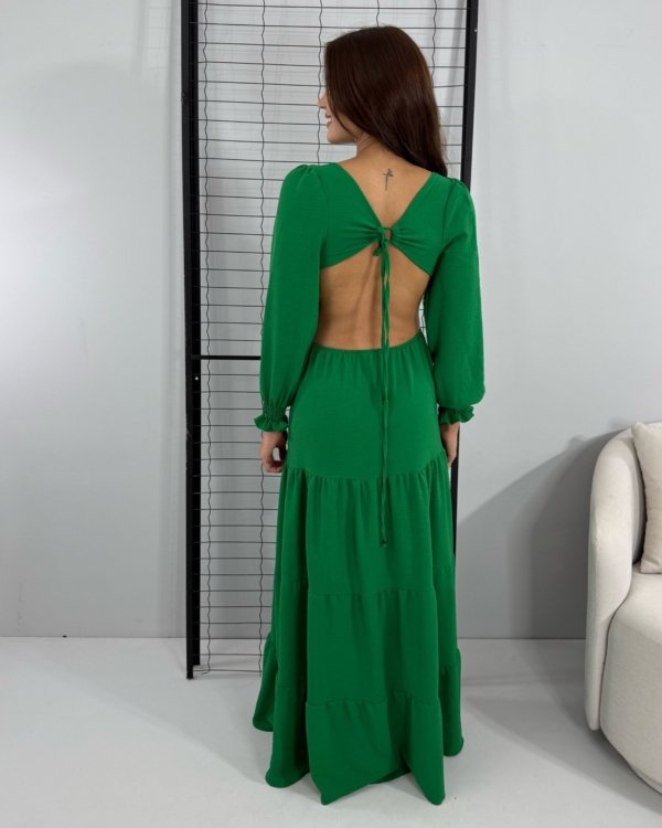 Vestido Rafaella - Verde Bandeira