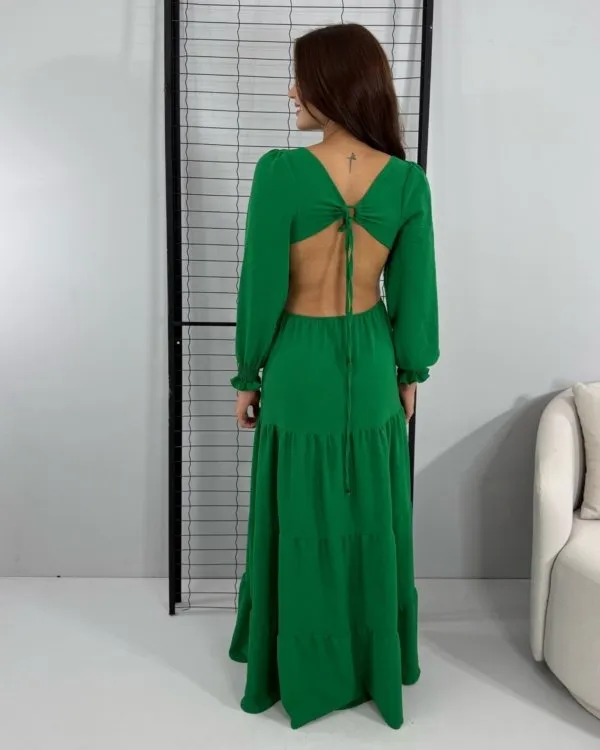 Vestido Rafaella - Verde Bandeira