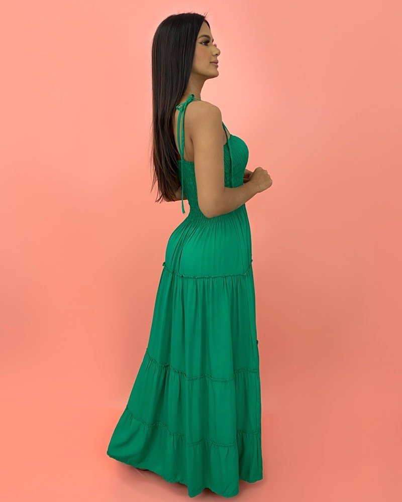 Vestido Gabriela - Verde Bandeira - Image 2