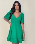Vestido Melissa – Verde Bandeira