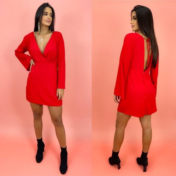 Vestido Luciana - Vermelho