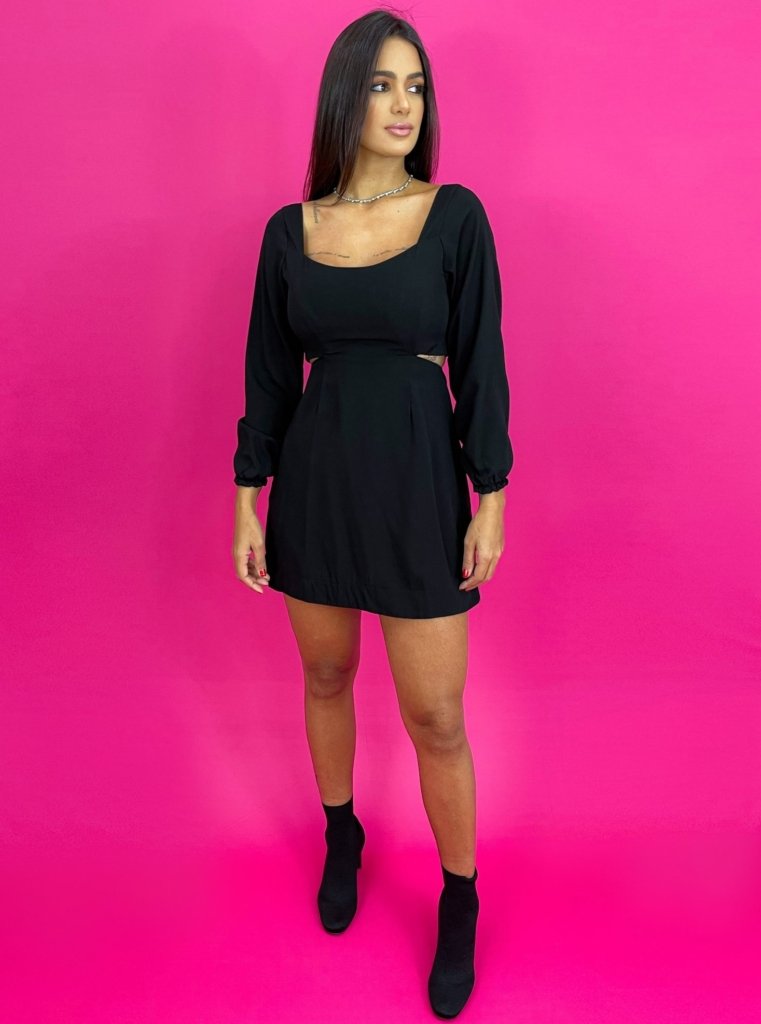 Vestido Daise - Preto