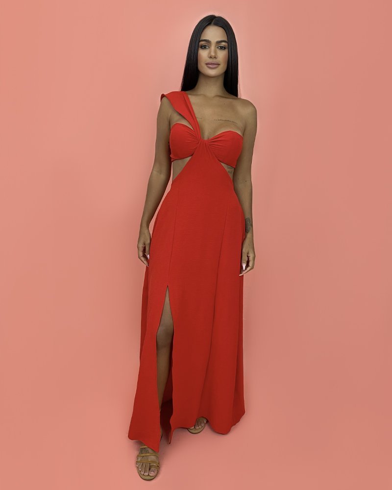 Vestido Antonela - Vermelho - Image 2