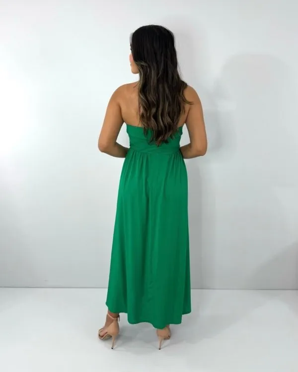 Vestido Perla - Verde Bandeira