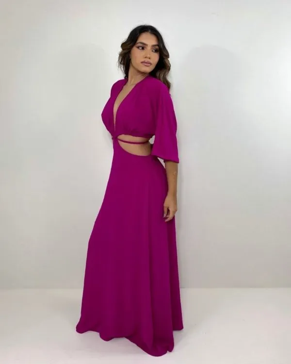 Vestido Cibele - Fúcsia