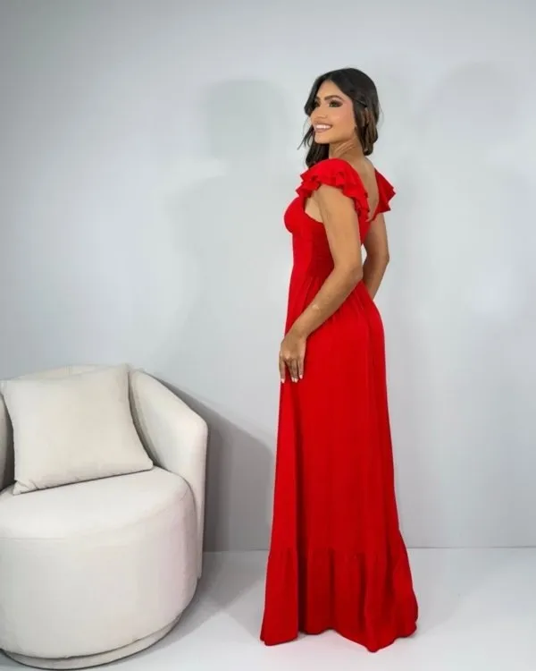 Vestido Isla - Vermelho