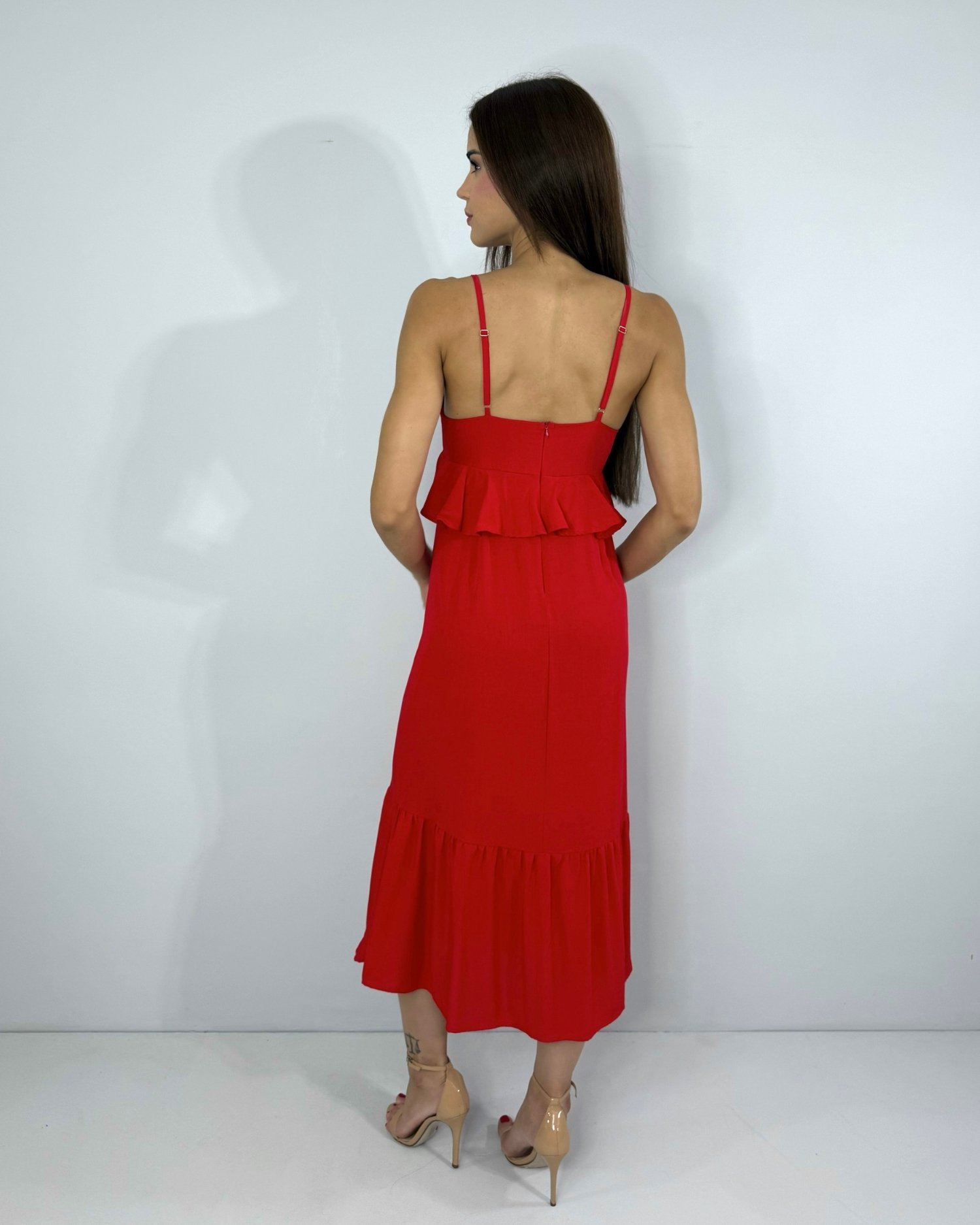 Vestido Maggie - Vermelho - Image 3