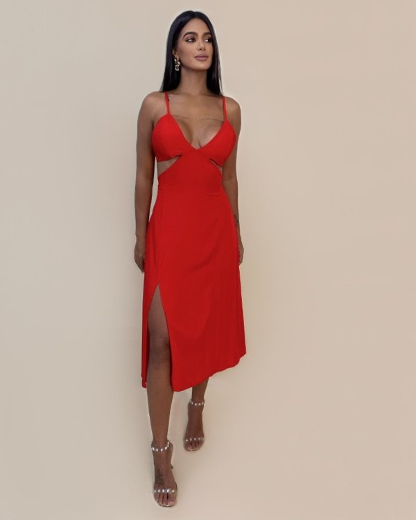 Vestido Kelly - Vermelho