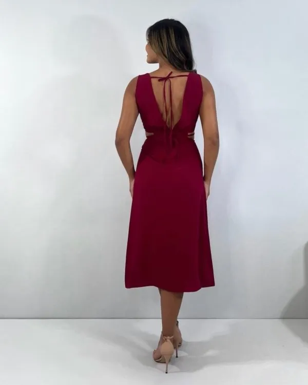 Vestido Aysha - Marsala