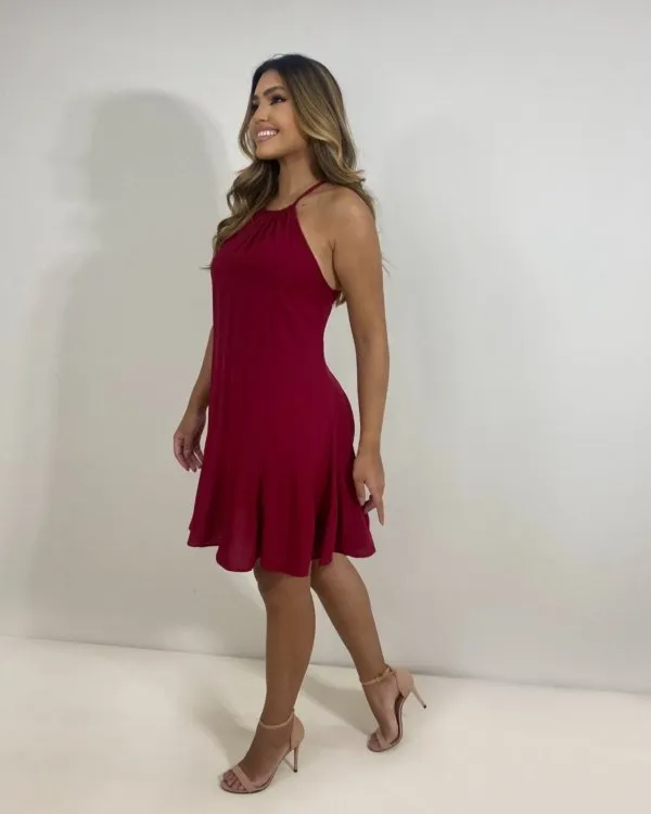 Vestido Regina - Marsala