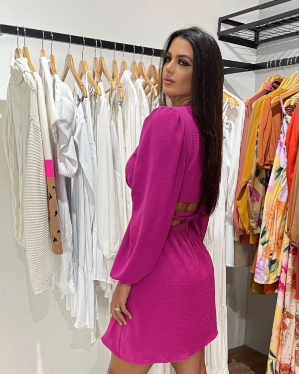 Saia Simone - Fúcsia