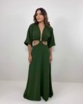 Vestido Cibele – Verde Militar