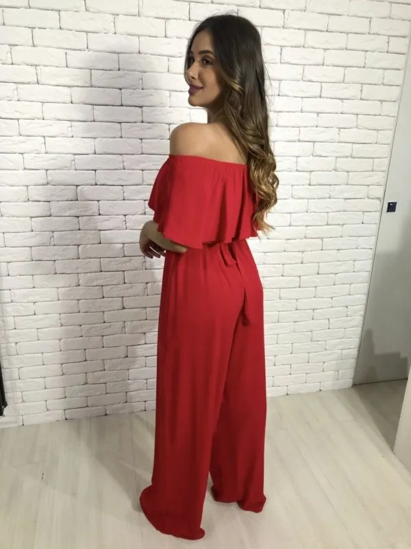 Macacão Luíza - Vermelho