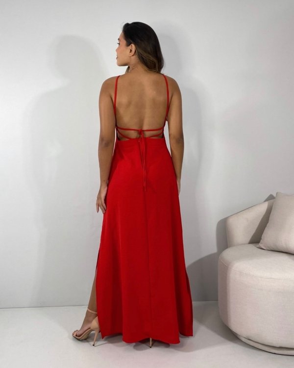 Vestido Lee - Vermelho