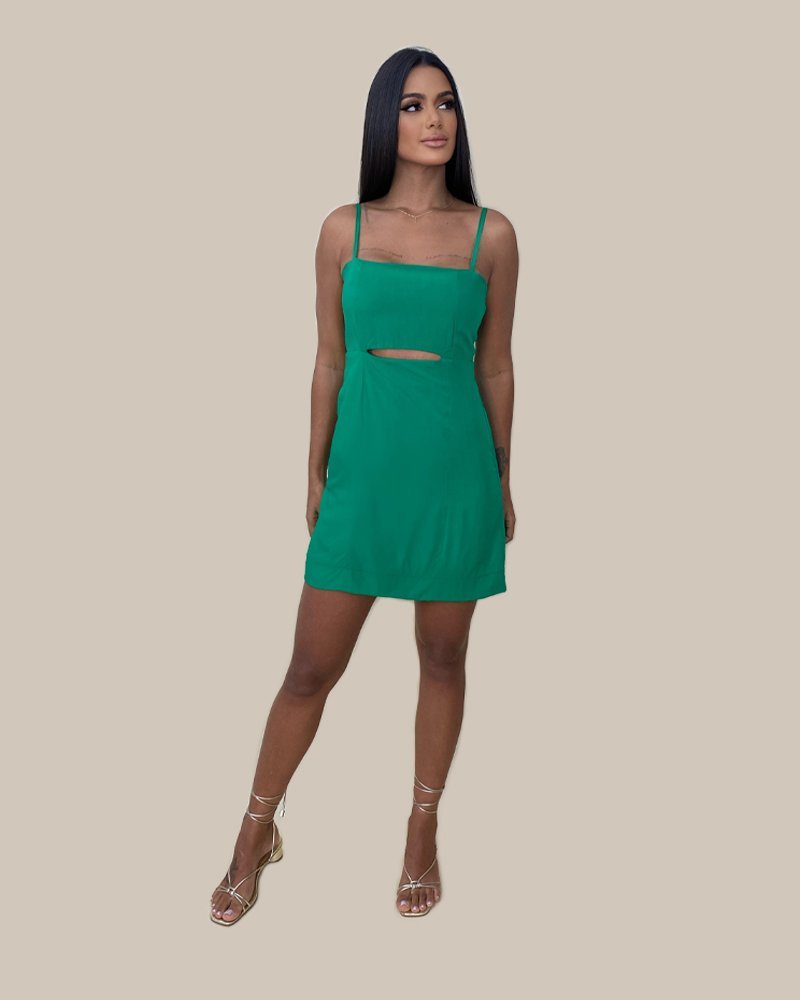 Vestido Naiane - Verde Bandeira - Image 1