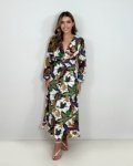 Vestido Clara – Estampa Tropicália