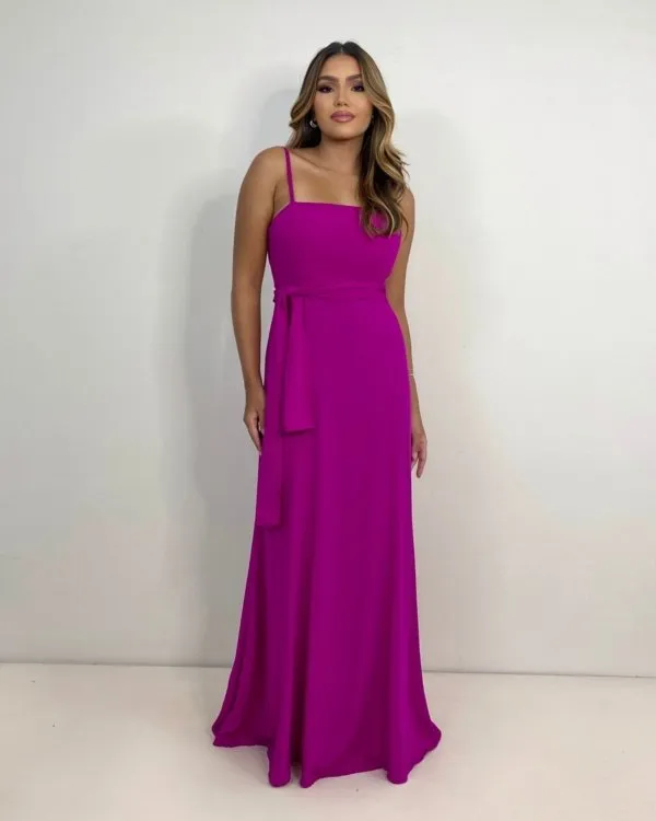 Vestido Lina - Fúcsia
