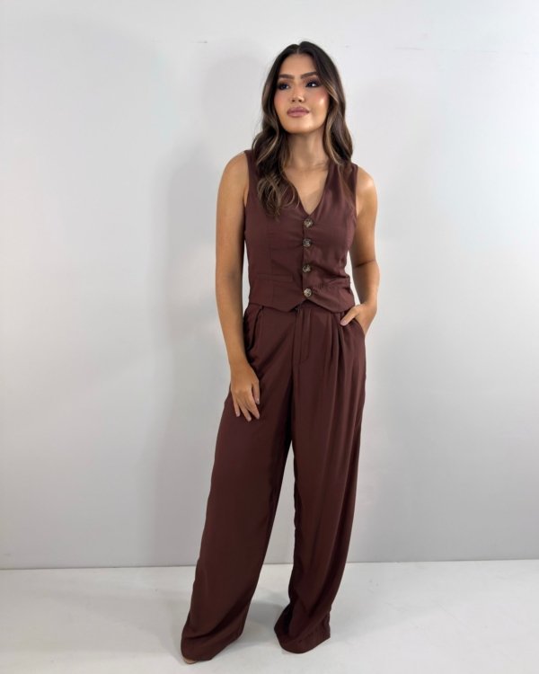 Conjunto Maelle - Marrom
