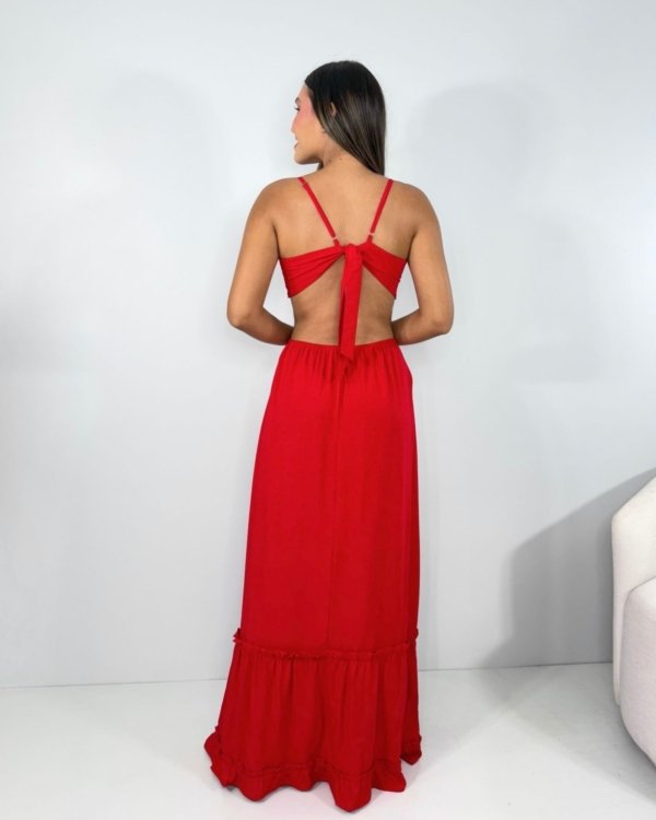 Vestido Launa - Vermelho