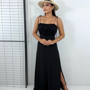 Vestido Drica Longo - Preto - Image 3