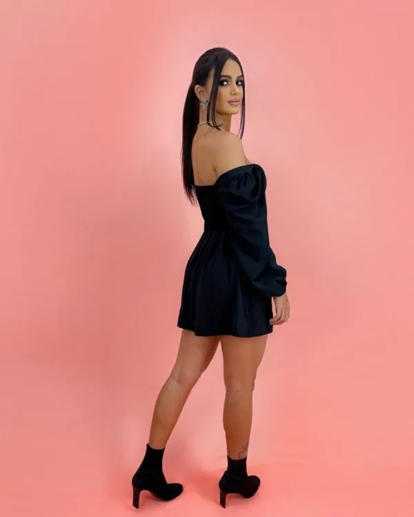Vestido Graziele - Preto