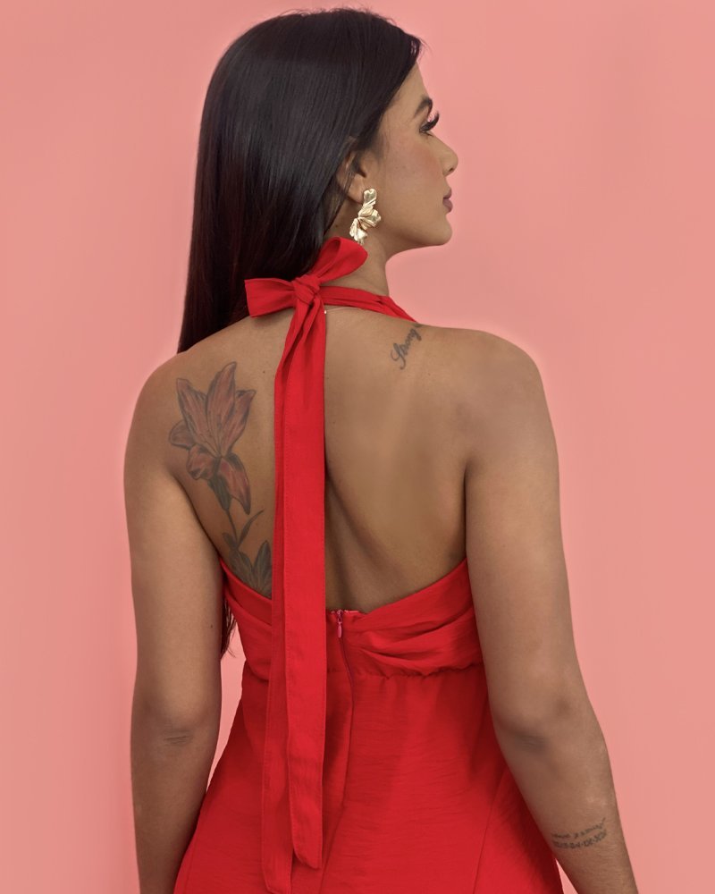 Vestido Josy - Vermelho - Image 4