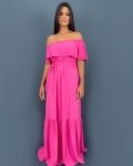 Vestido Luíza – Rosa Chiclete