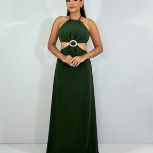 Vestido Melinda - Verde Militar - Image 2