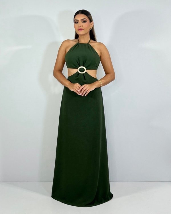 Vestido Melinda - Verde Militar