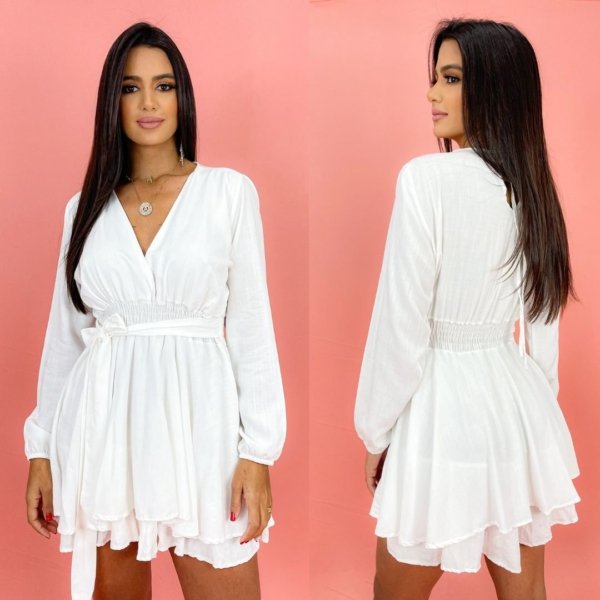 Macaquinho Raiany - Branco