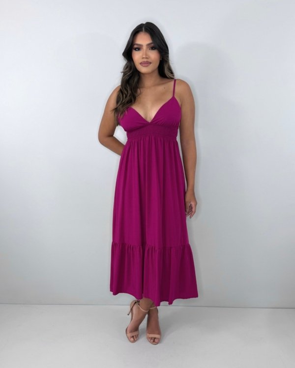 Vestido Beatriz - Cereja