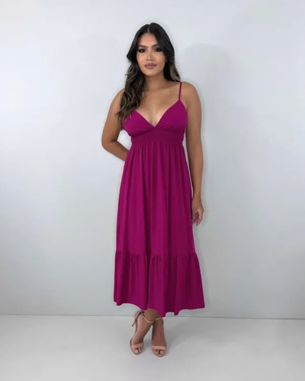 Vestido Beatriz - Cereja